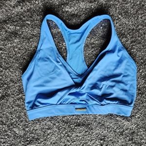 Gymshark x Whitney Simmons Mesh Sports Bra - M - Optimist Blue